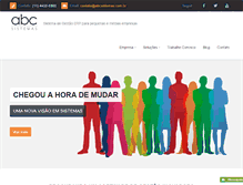 Tablet Screenshot of abcsistemas.com.br